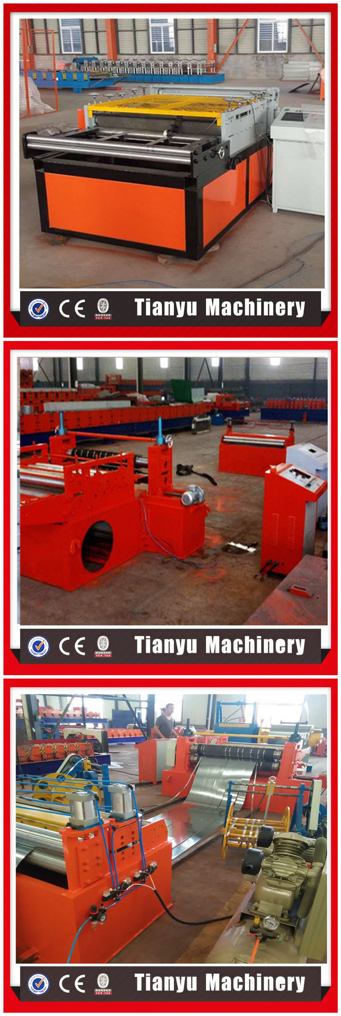 Slitting Line Machine with Full Automatic Cut to Length for Coils