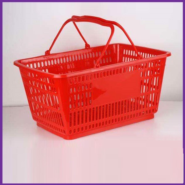 Plastic Hand Carry Shopping Basket