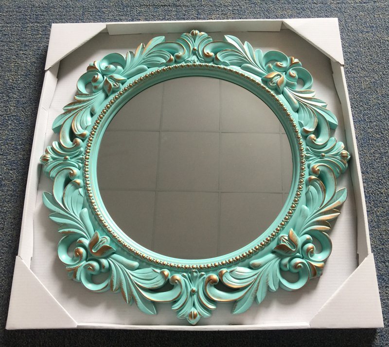 Plastic Wall Decor 20inch Frame Mirror