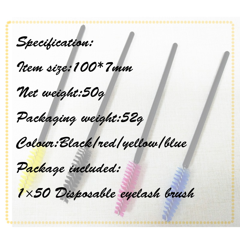 High Quality Beauty Tools Makeup Disposable Eyelash Brush