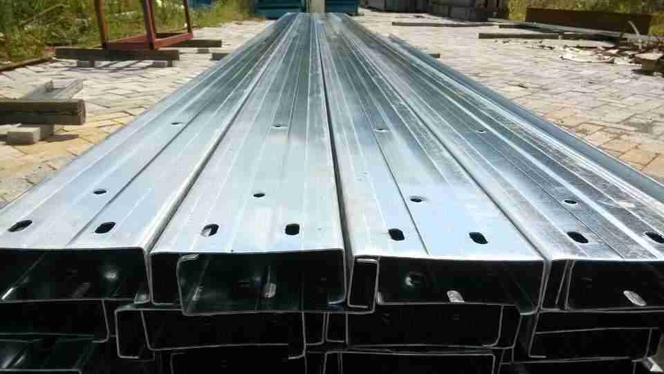 Galvanized Steel C&Z Purlin Channel Adjustable Width Roll Forming Machine