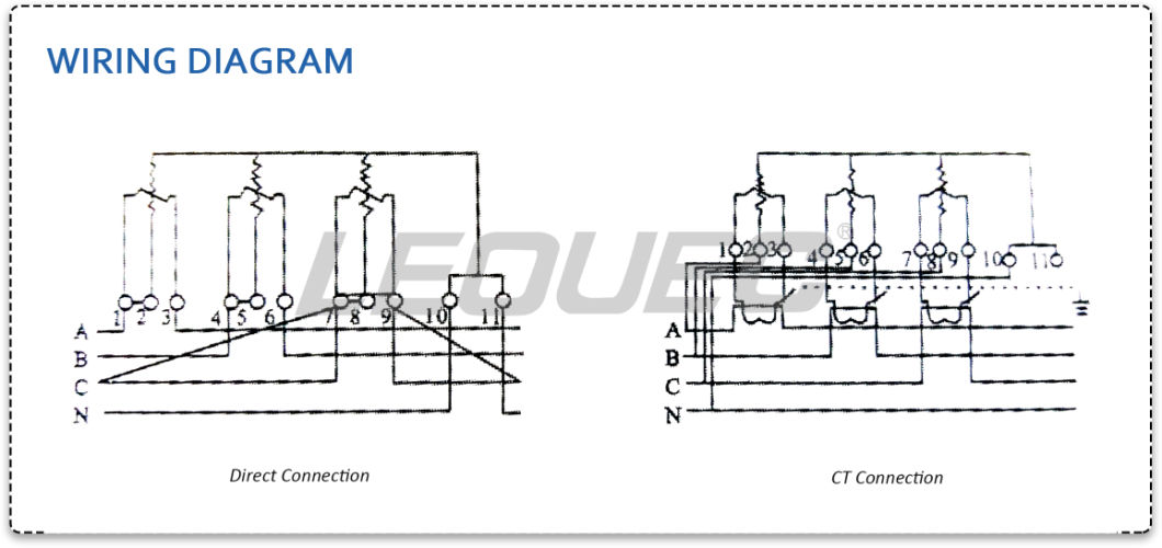 Dt862 3 Phase Mechanical Watt-Hour Energy Meter