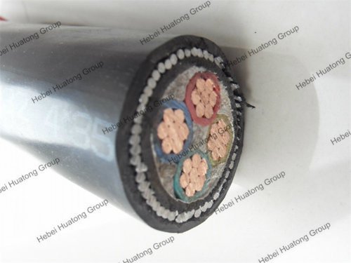 0.6/1kv 4 Core PVC or XLPE Insulated Armored Copper Underground Electric Power Cable
