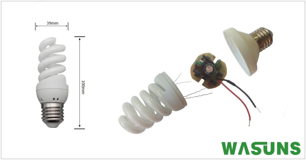 Ce RoHS Approval 5W Full Spiral Energy Saving Lamp