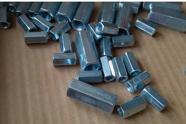 Carbon Steel Zinc Plated DIN 6334 Hex Rod Coupling Nuts