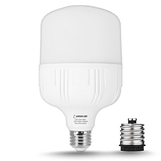 2017 High Power 40W LED Commercial Retrofit Light Bulb Daylight 5000K T120 E26 LED Bulb