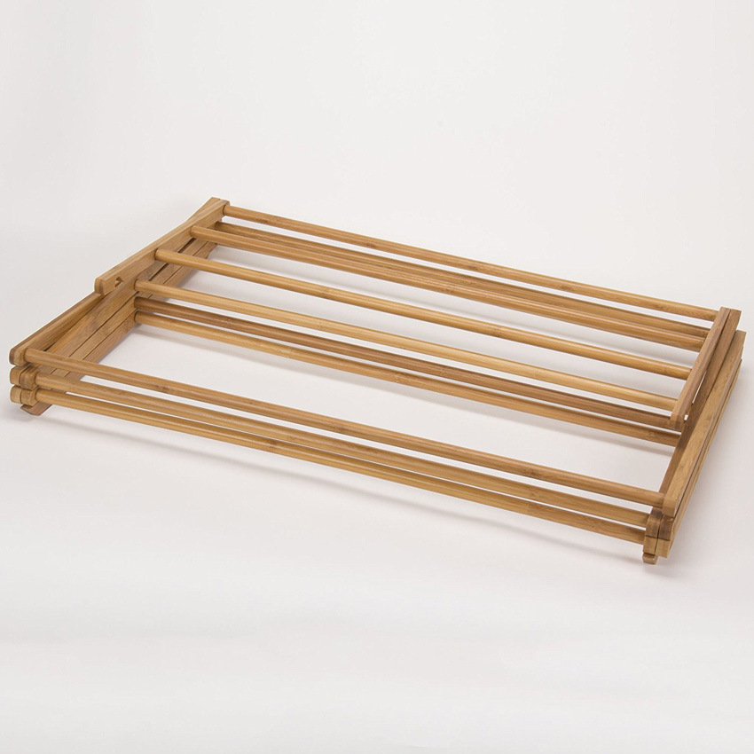 Folding Bamboo Drying Rack