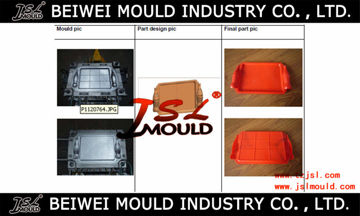 Customized Injection Plastic Drink Serving Tray Mould