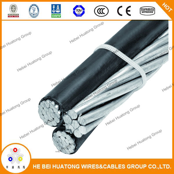 ABC Cable Aluminum Conductor XLPE Insulated Cable, Overhead Aerial Bundle Cable, Douplex/Triple/Quadruplex Service Drop Cable, Urd Cable, Ud Cable