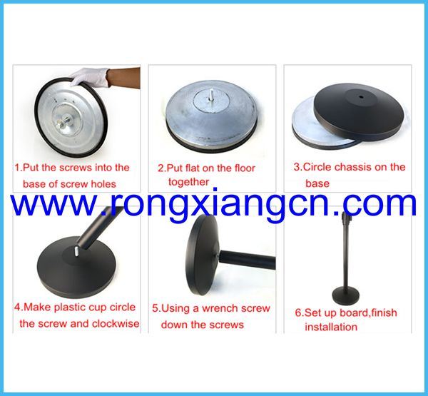 Belt Single Line Retractable Belt Standing Pole