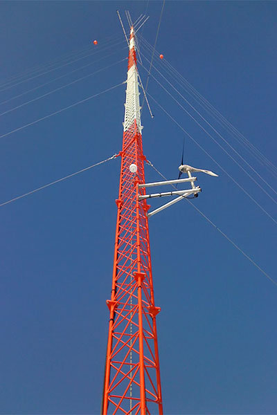 Guyed Wire Mast Steel Telecommunication Tower