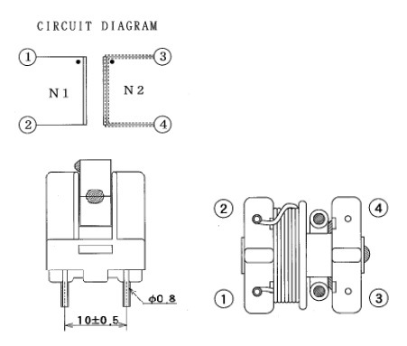 XP Power China Current Transformer Uu Type