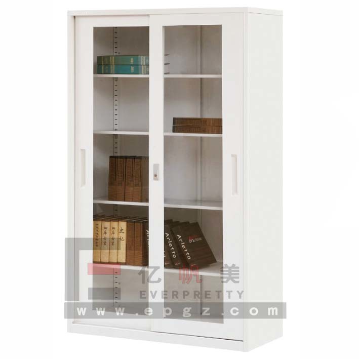 Metal Furniture Sliding Glass Door Filing Cabinet Dg-04