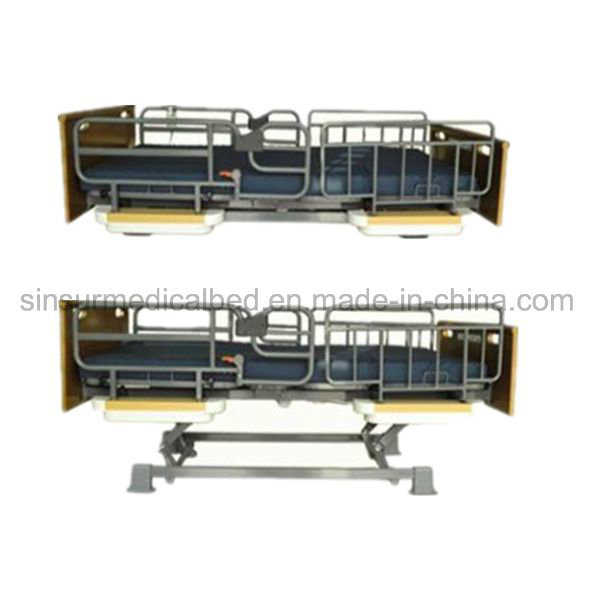 Hospital Medical Furniture Nursing Wooden Super-Low Electric Home Care Bed
