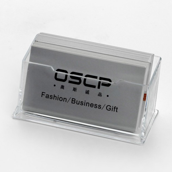 Advanced Acrylic Super Transparent Clear Plastic Business Name Card Holder