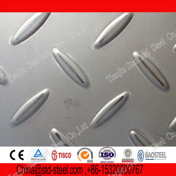 AISI 201 Stainless Steel Tread Checkered Plate