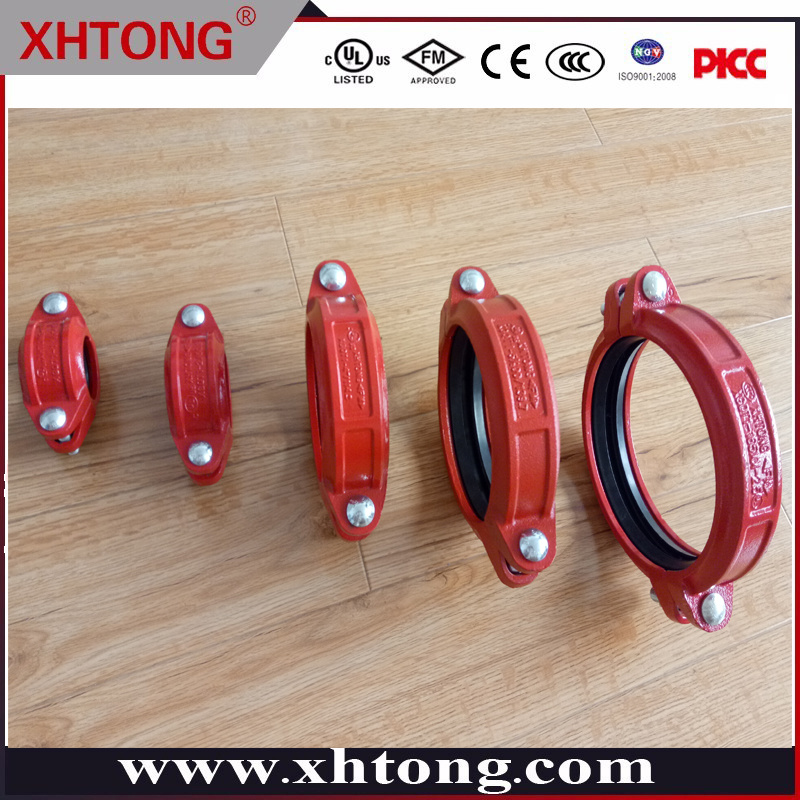 FM/UL Approved Ductile Iron Rigid Coupling Grooved Pipe Fittings