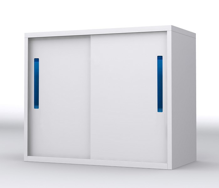 Modern Office Furniture Steel Storage Cabinet with Sliding Door Shelving Unit