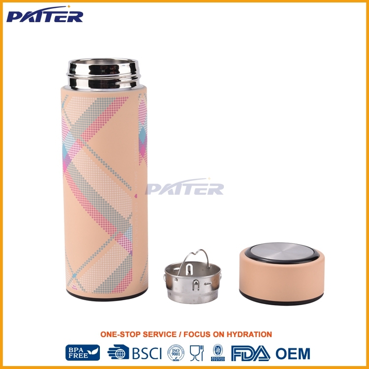 Customized Double Wall Stainless Steel Vacuum Flask with Your Logo