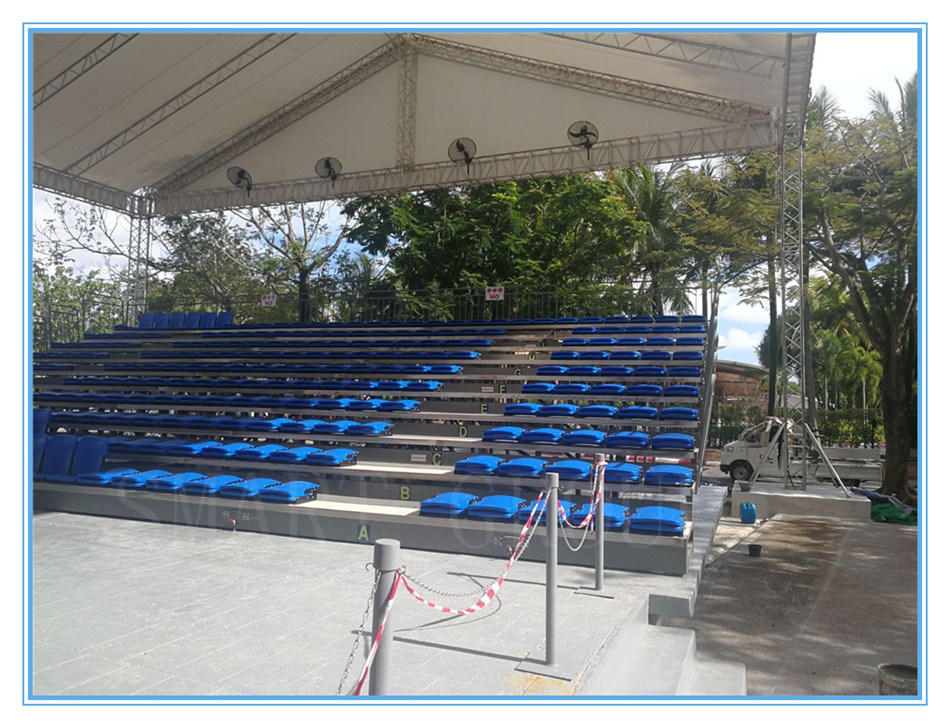 Retractable Seat Telescopic Seating Gymnasium Sports Tribune Bleachers Seating