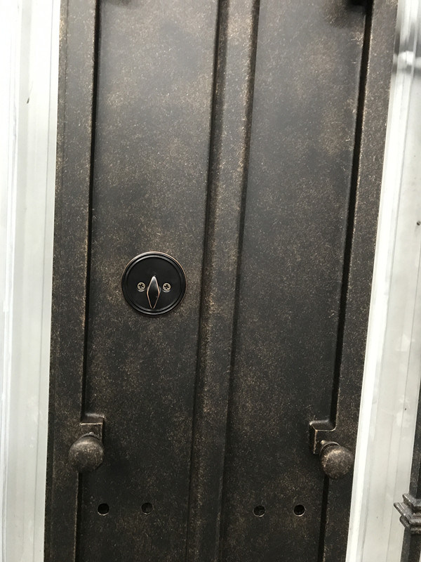Porta de ferro exterior de aço de segurança de melhor qualidade e melhor preço