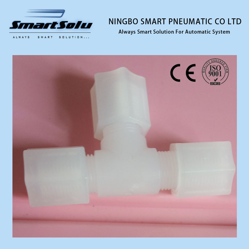 Plastic Material PVDF Compression Fittings