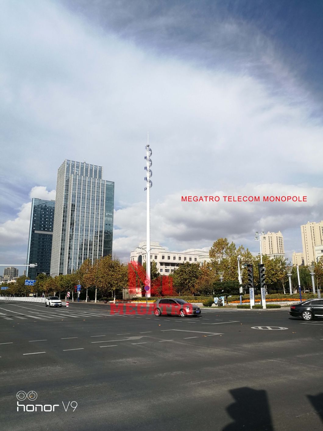 Megatro Telecommunication Monopole Tower