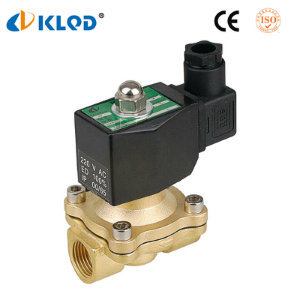 2W Model Brass Material 1 Inch Water Solenoid Valve