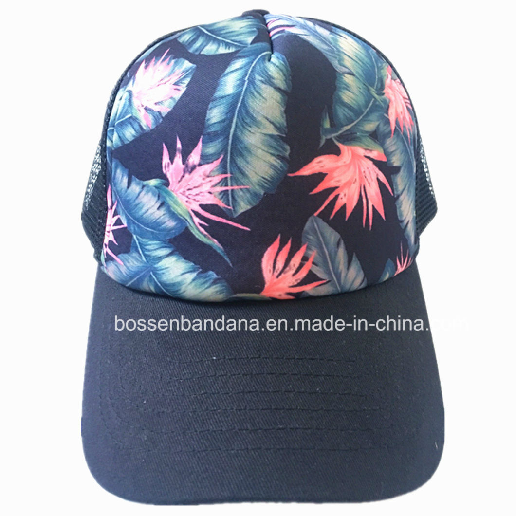 OEM Customized Design Heat Transfer Print Sports Baseball Cap Manufacturer