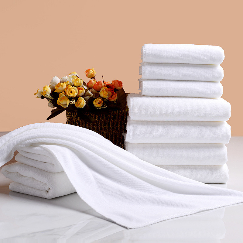 Jacquard Dyeing Hotel Yellow Face Towel