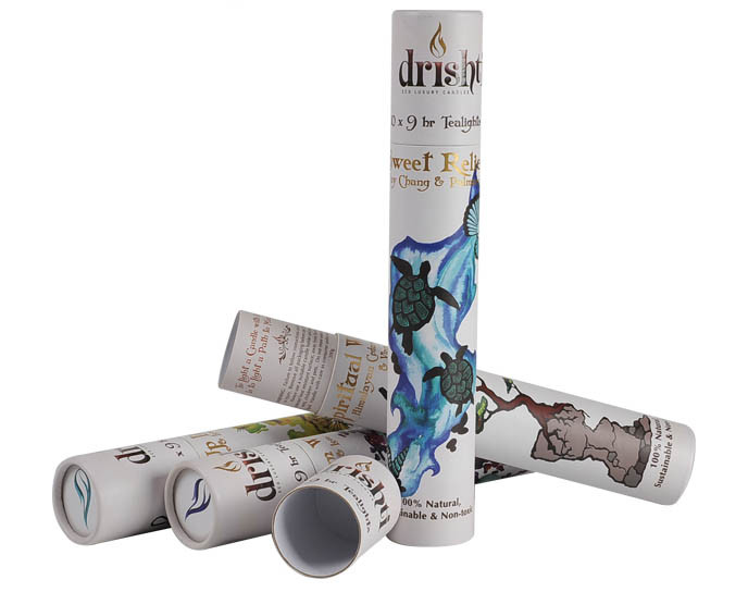 Biodegradable Paper Tube for Fabric Rolling Cardboard Cosmetic Paper Tube