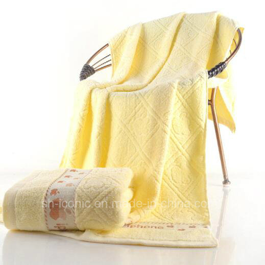 Hot Sales 100% Organic Cotton Jacquard Face Towel (IC0271)