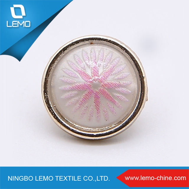 Unsaturated Polyester Resin Pattern Imitation Suit Coat Buttons for Garment