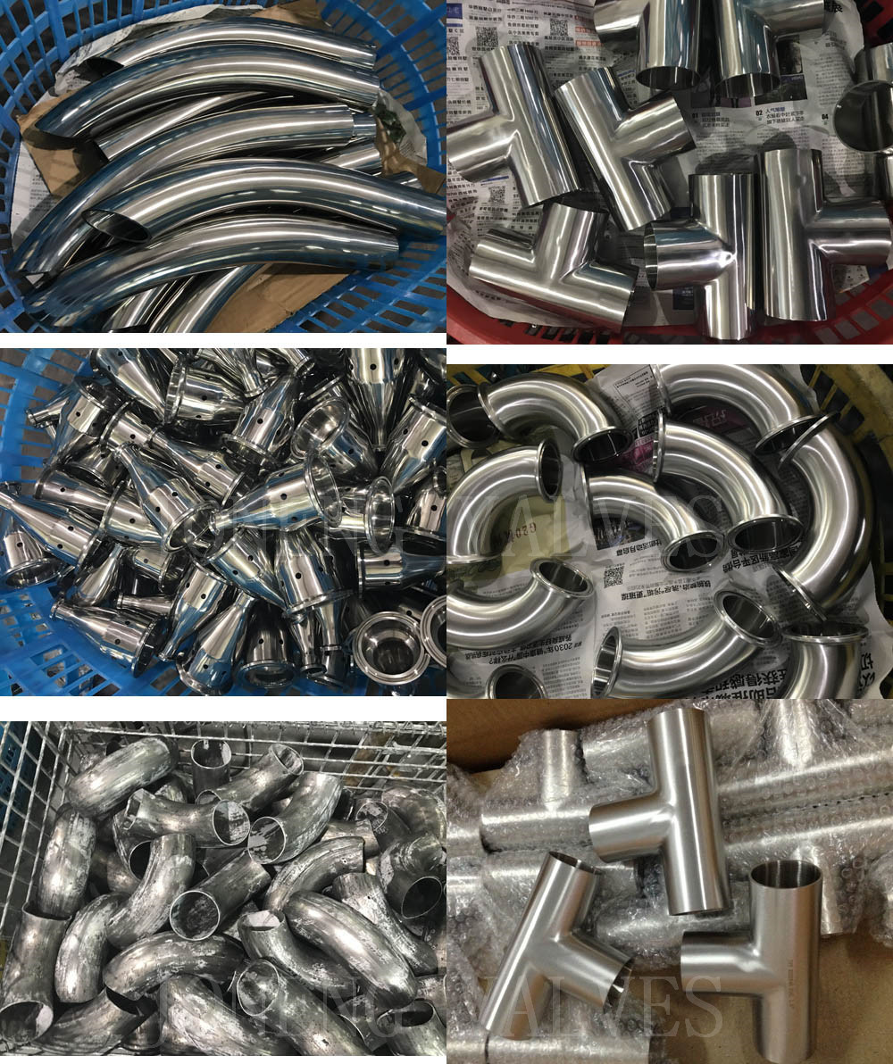 Stainless Steel Low Sulfur Sanitary Hygienic Pipe Fittings (JN-FT3006)