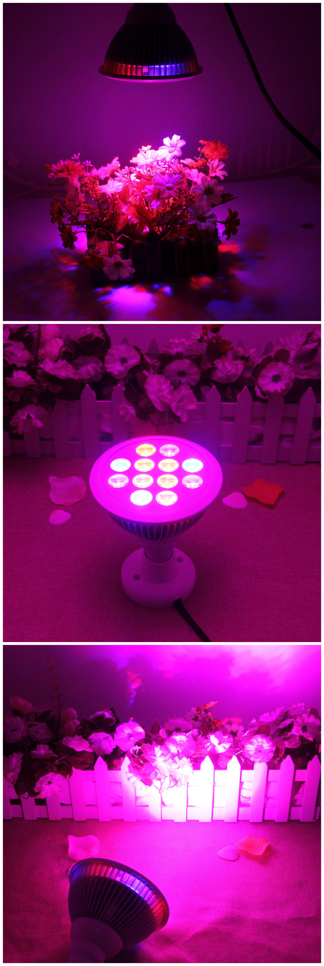 2018 Amazon Top Seller More PAR Light PAR38 E27series 12W 24W LED Grow Light