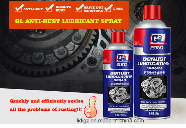 ISO 9001 Factory Supply Industrial Chemical Anti Rust Lubricant Spray