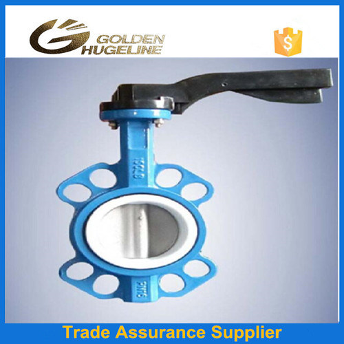 Lever Operated NBR Seat Cast Iron Lug Butterfly Valve