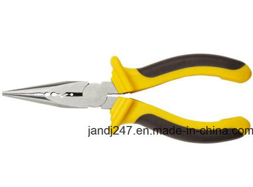 Good Quality Long Hose Pliers Foat Nose Pliers with PVC Handle