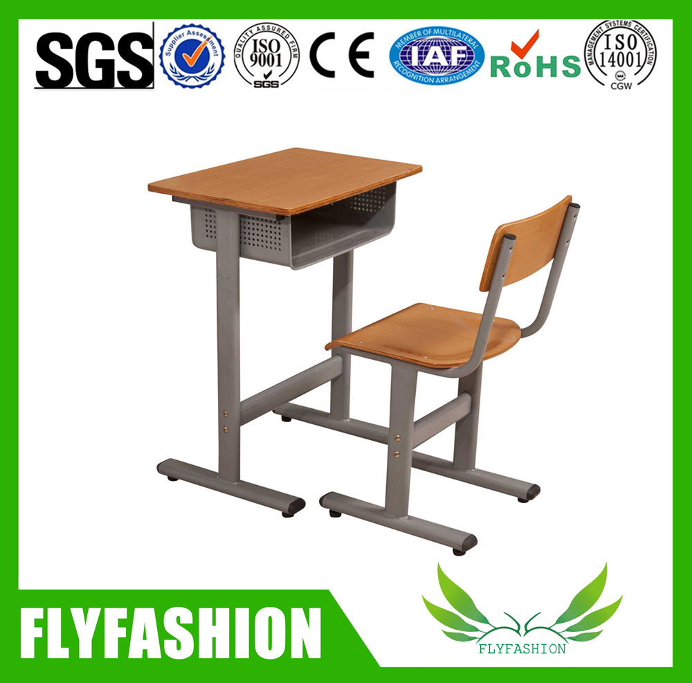 Primary School Study Desk and Chair Wooden