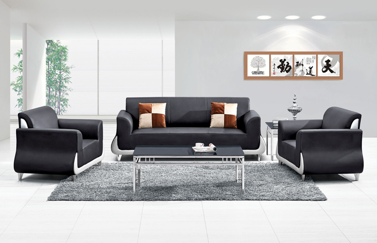 Classical Design of Executive Type Leather Sofa for Waiting Room