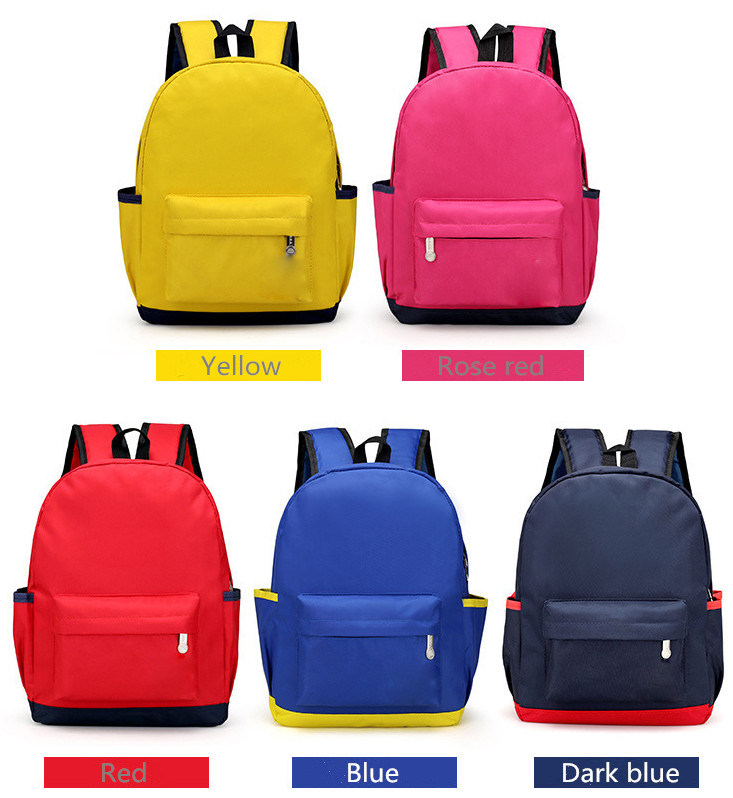 Five Colors Shoulder School Backpacks Kids' Leisure Sports Bag