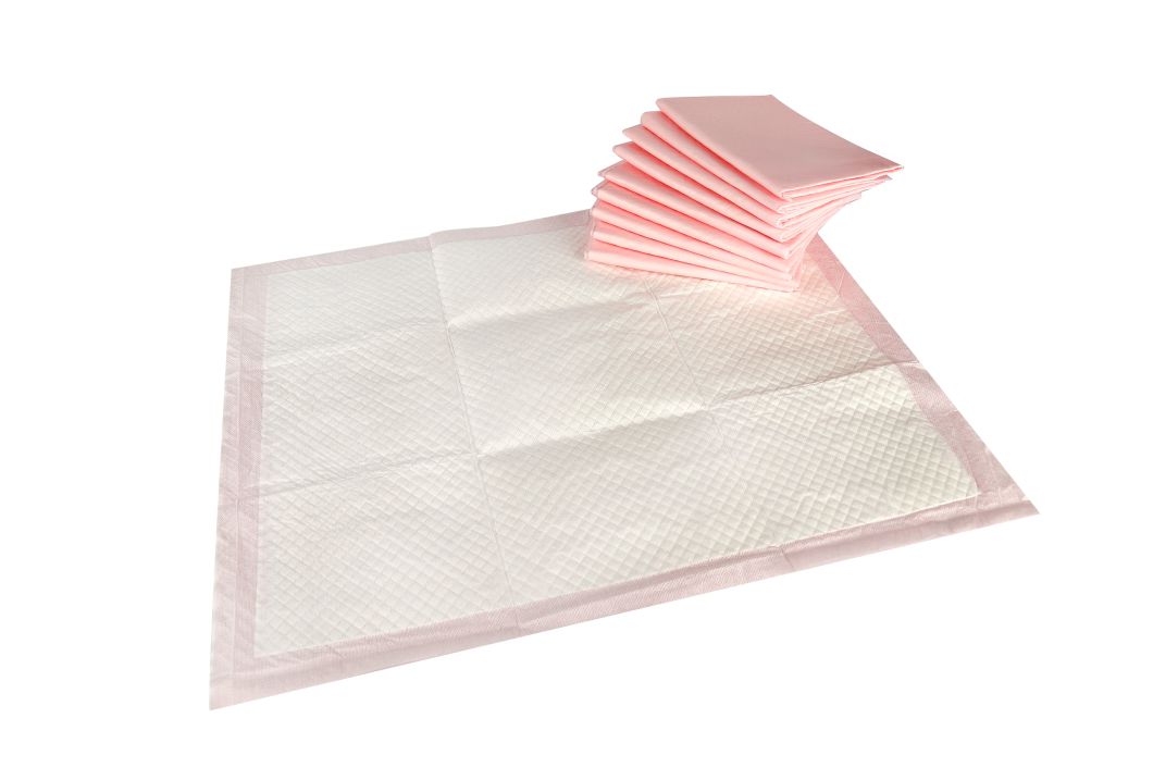 Pink Disposable Underpads - Heavy Absorbency Product for Adult or Baby Care