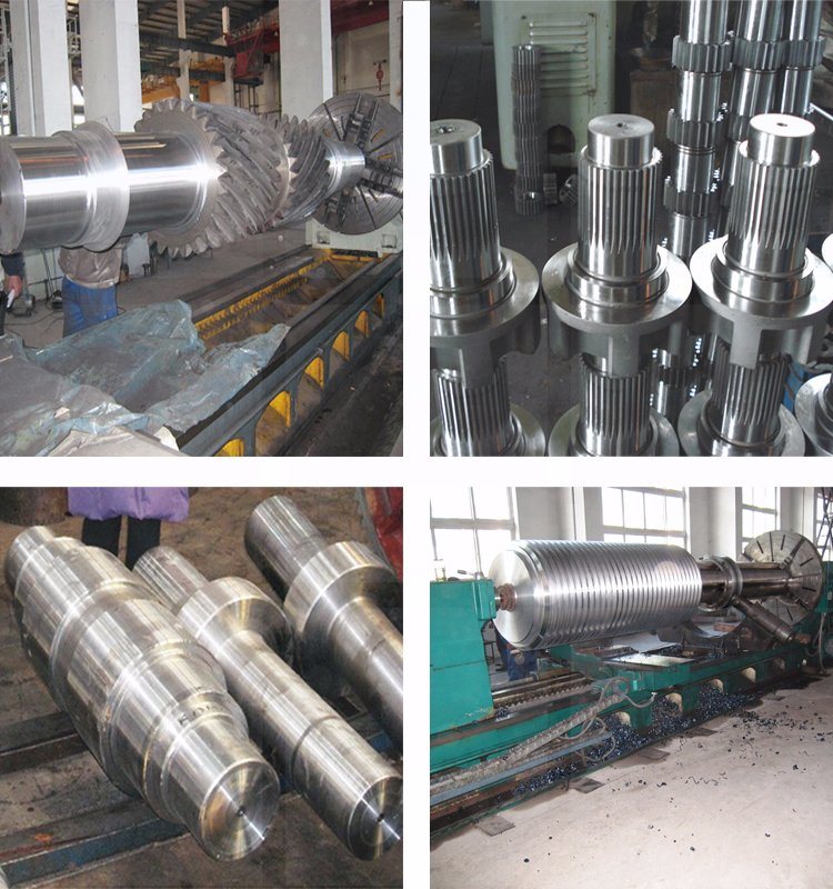 Customized Precision Steel Forging Gear Driving Spline Shaft