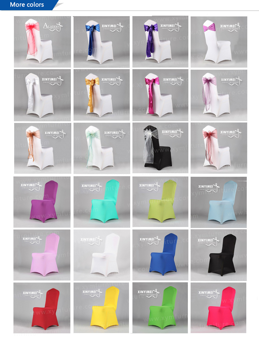 Wholesale Fancy Universal 100% Polyester Jacquard Cheap Hotel Chair Cover