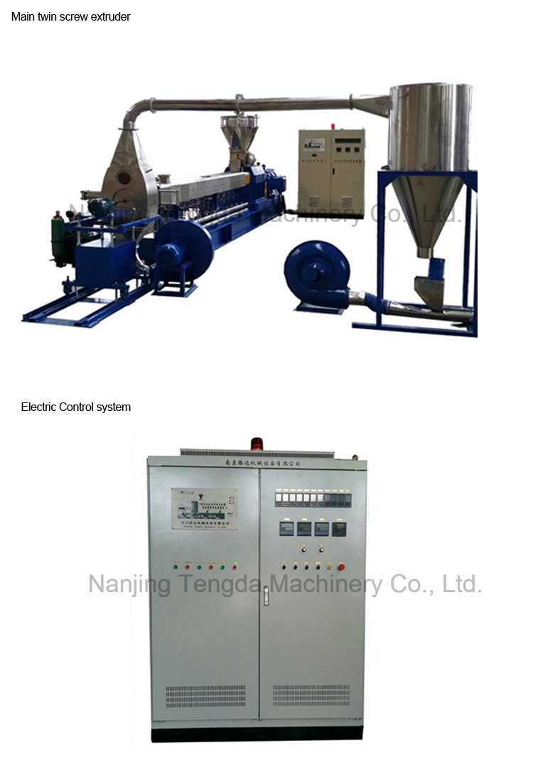 CE Complete Tsh-65 Hot Cutting Twin Screw Extruder