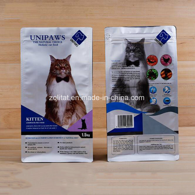 Customzied Pet Stand up Plastic Packaging Food Bag with Zipper