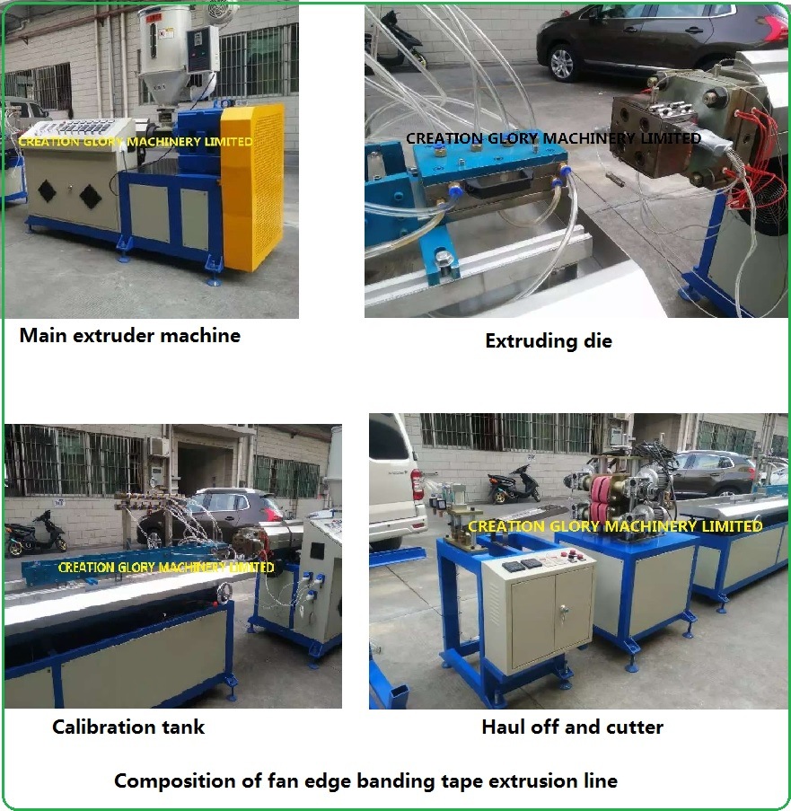 High Efficiency Fan Edge Banding Tape Extrusion Production Machine