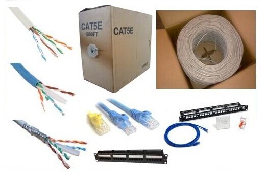 FTP Cat5e LAN Cable 1000FT/Roll