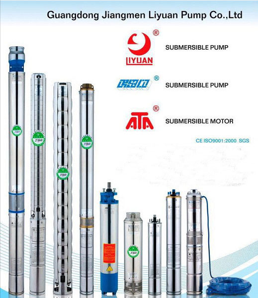 Protecting Environment Water Cooled 6 Inch Deep Well Solar Bore Hole Pumps