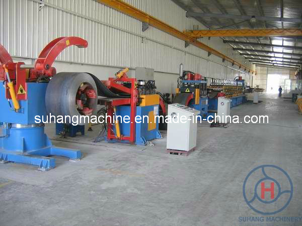 PLC 3 Ribbed Guardrail Roll Forming Machine